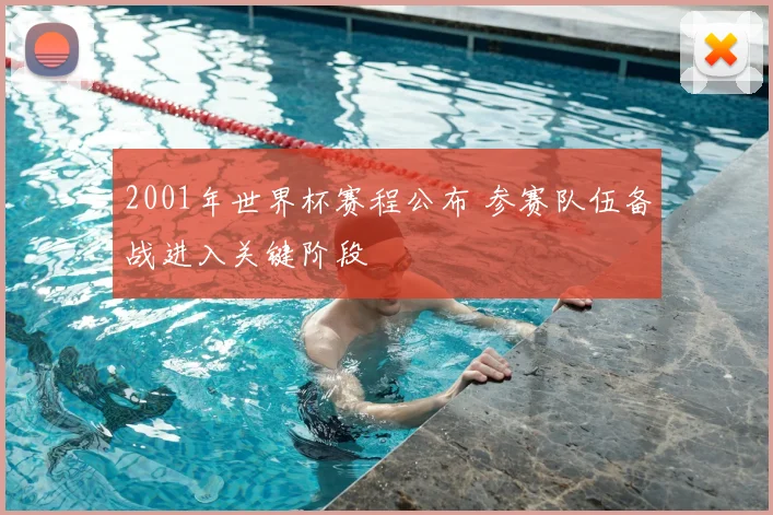 2001年世界杯赛程公布 参赛队伍备战进入关键阶段